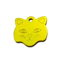 HKM-1892669 Personalized Cat & Dog Aluminum Pet Tag - Durable, Lightweight, 23mm Size