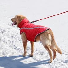 HKM-189331 Reflective Waterproof Fleece Jacket for Medium to Large Dogs - Soft Winter Coat for French Bulldogs, Pitbulls, and Pugs