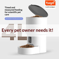 HKM-1893821 Automatic Pet Feeder with WiFi Remote Control and Timed Feeding Options
