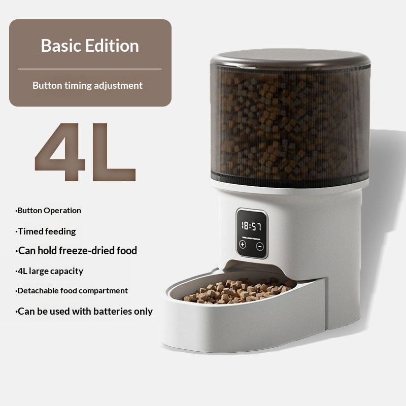 HKM-1893821 Automatic Pet Feeder with WiFi Remote Control and Timed Feeding Options
