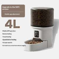 HKM-1893821 Automatic Pet Feeder with WiFi Remote Control and Timed Feeding Options