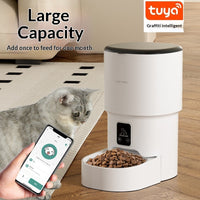 HKM-1893821 Automatic Pet Feeder with WiFi Remote Control and Timed Feeding Options