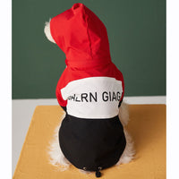 HKM-1894205 Waterproof Dog Raincoat Jacket in Red and Yellow - Lightweight Polyester, Multiple Sizes Available