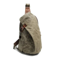 HKM-189523 Casual Vintage Batik Canvas Crossbody Chest Bag with Large Capacity