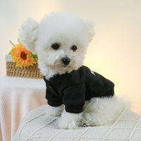 HKM-1895613 Casual Polyester Open Button Sweater for Dogs and Cats - Available in Fearless Black and Dreamer Red