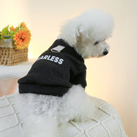 HKM-1895613 Casual Polyester Open Button Sweater for Dogs and Cats - Available in Fearless Black and Dreamer Red