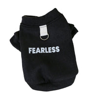 HKM-1895613 Casual Polyester Open Button Sweater for Dogs and Cats - Available in Fearless Black and Dreamer Red