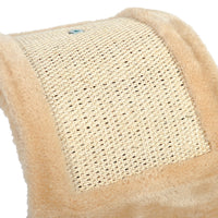 HKM-1895997 Durable Sisal Cat Scratching Board with Soft Fur Cover for Claw Maintenance