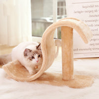 HKM-1895997 Durable Sisal Cat Scratching Board with Soft Fur Cover for Claw Maintenance