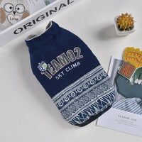 HKM-1896381 Fleece Vest for Small to Large Dogs in Pink, Khaki, and Blue - Casual Outerwear for Autumn and Winter