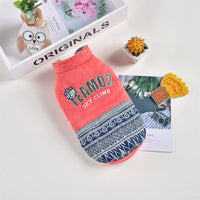 HKM-1896381 Fleece Vest for Small to Large Dogs in Pink, Khaki, and Blue - Casual Outerwear for Autumn and Winter