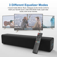 HKM-189651 Home Theatre System Sound Bar 2.0 Channel Speaker for Immersive Audio Experience