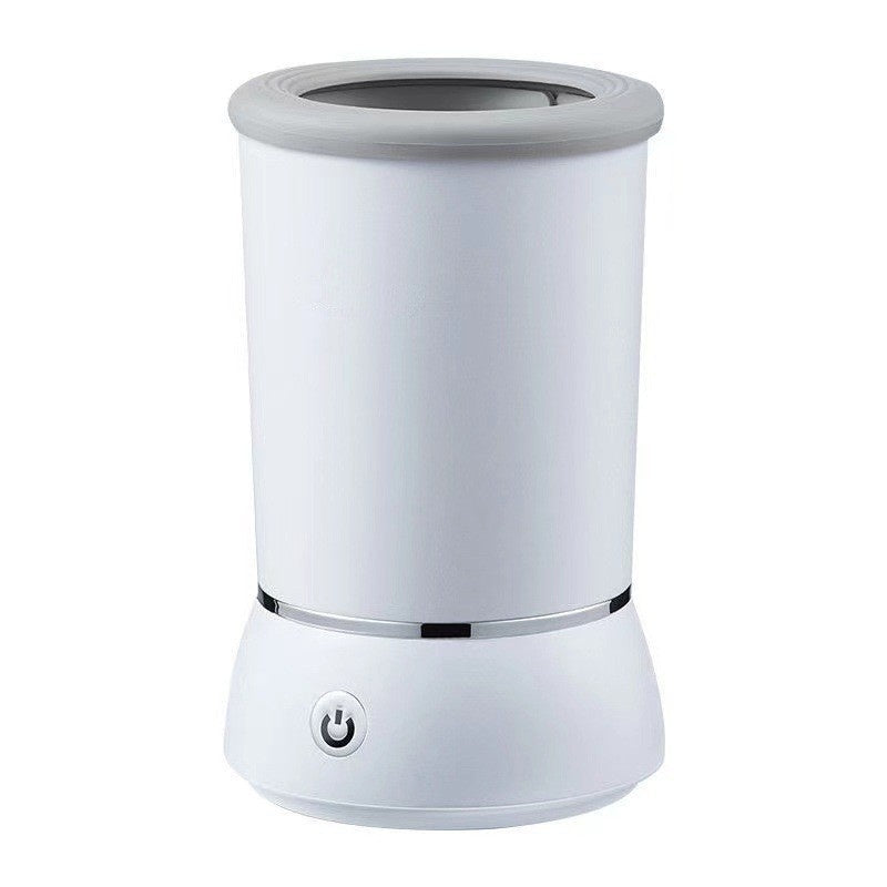 HKM-1897661 Automatic Pet Paw Cleaning Cup for Dogs and Cats ¨C Electric Foot Washing Device in White and Blue