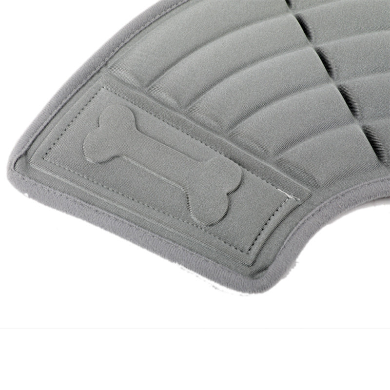 HKM-1897789 Monochrome Pet Anti-Bite Headgear - Adjustable Size Options for Dogs