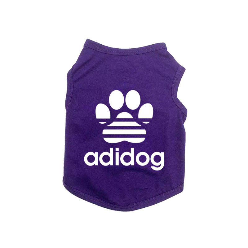 HKM-1898173 Cotton Vest for Small to Medium Dogs - Breathable and Slim Fit in Multiple Colors