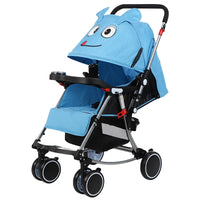 HKM-189843 Compact Reversible Handle Folding Baby Stroller with Rocking Chair Feature