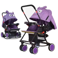 HKM-189843 Compact Reversible Handle Folding Baby Stroller with Rocking Chair Feature