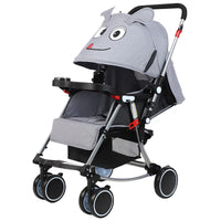 HKM-189843 Compact Reversible Handle Folding Baby Stroller with Rocking Chair Feature