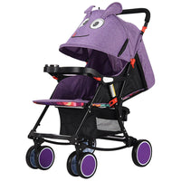 HKM-189843 Compact Reversible Handle Folding Baby Stroller with Rocking Chair Feature