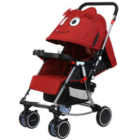 HKM-189843 Compact Reversible Handle Folding Baby Stroller with Rocking Chair Feature