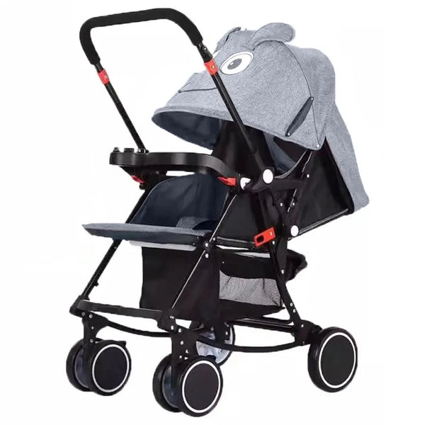 HKM-189843 Compact Reversible Handle Folding Baby Stroller with Rocking Chair Feature