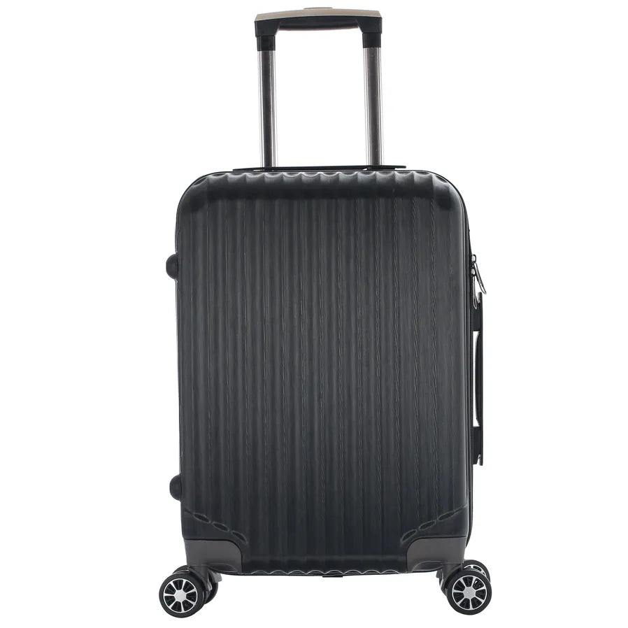 HKM-190035 Lightweight PC Hard Shell Carry-On Luggage Trolley Suitcase for Travel