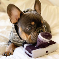 HKM-1900605 Plush Dog Camera Photo Prop Toy - Interactive Photography Accessory for Pets