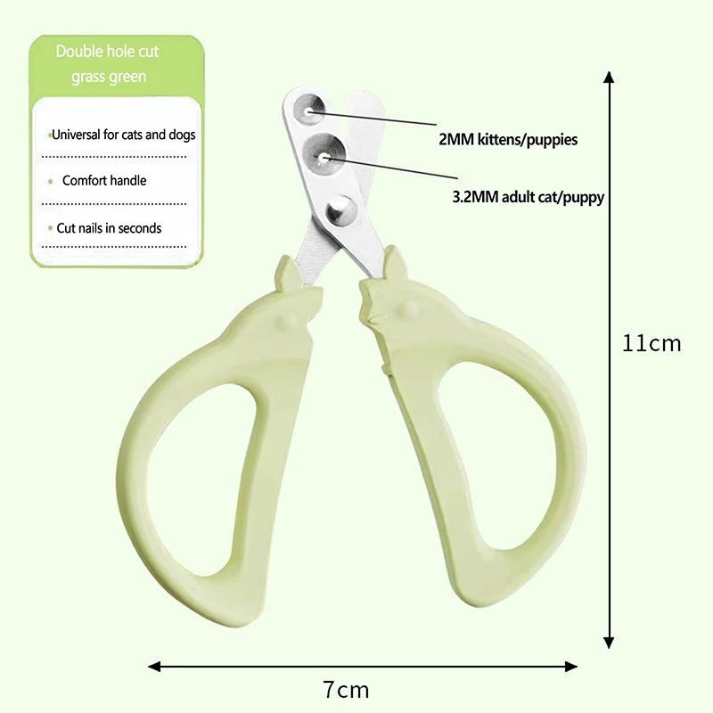 HKM-1901245 Pet Grooming Nail Clipper for Cats and Dogs, Safe and Easy Nail Trimming Tool with Rounded Blade