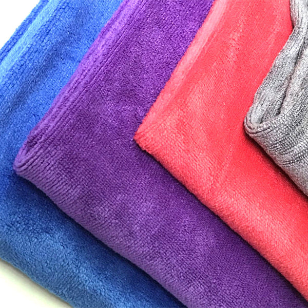 HKM-190227 Microfiber Car Cleaning Towel - Absorbent Multi-Functional Cloth in Various Colors