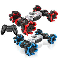 HKM-190227 Remote Control Stunt Twister Car with Light Show, Electric RC Toy for Indoor and Outdoor Fun