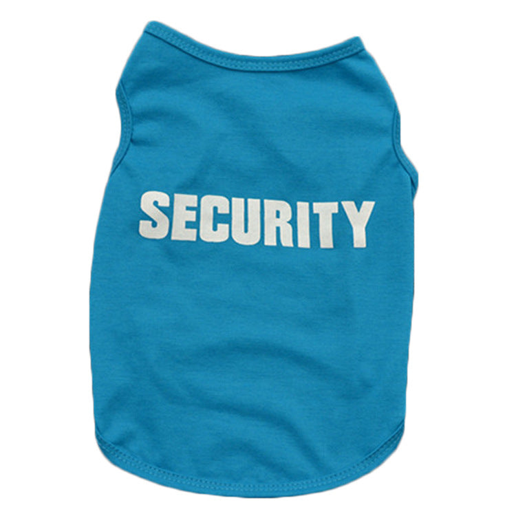 HKM-1903933 Cotton Dog Vest - Pure Color Pet T-Shirt for All Breeds