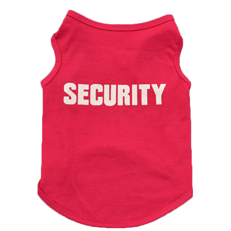 HKM-1903933 Cotton Dog Vest - Pure Color Pet T-Shirt for All Breeds
