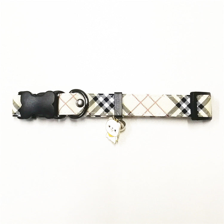 HKM-1904829 Stylish Leather Pet Collar and Leash Set with Triangle Chest Strap