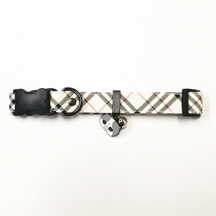 HKM-1904829 Stylish Leather Pet Collar and Leash Set with Triangle Chest Strap