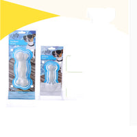 HKM-1906365 Ice Bone Dog Toy - 5.7cm Neoprene Rubber Ice Hockey Design for Cooling Playtime