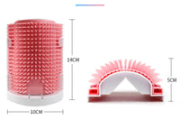 HKM-1907133 Cat Tickle Depilation Toy - Pink Plastic Grooming Tool with Accessories