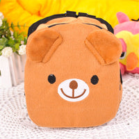 HKM-1907773 Animal Pattern Leather Pet Backpack - Available in Green Frog, Brown Bear, Fruit Green, Sweet Orange, Red Strawberry, Sizes S & L