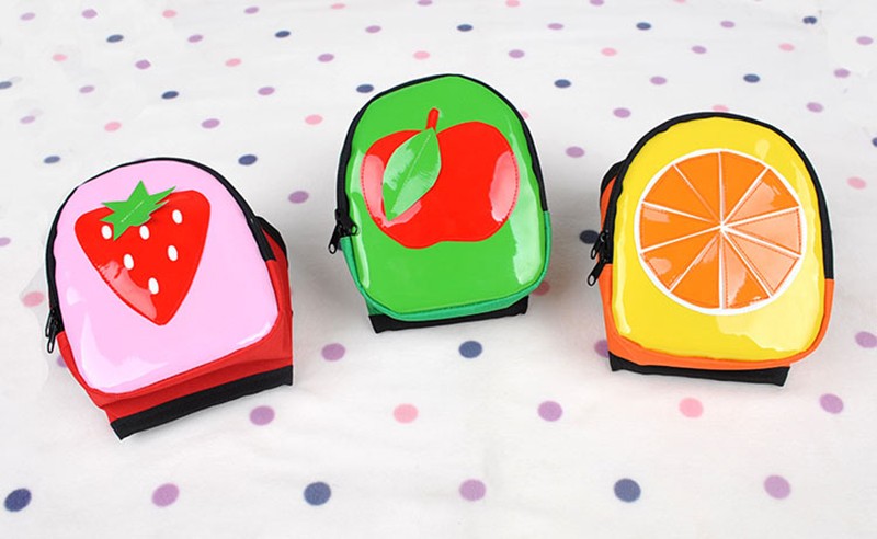 HKM-1907773 Animal Pattern Leather Pet Backpack - Available in Green Frog, Brown Bear, Fruit Green, Sweet Orange, Red Strawberry, Sizes S & L