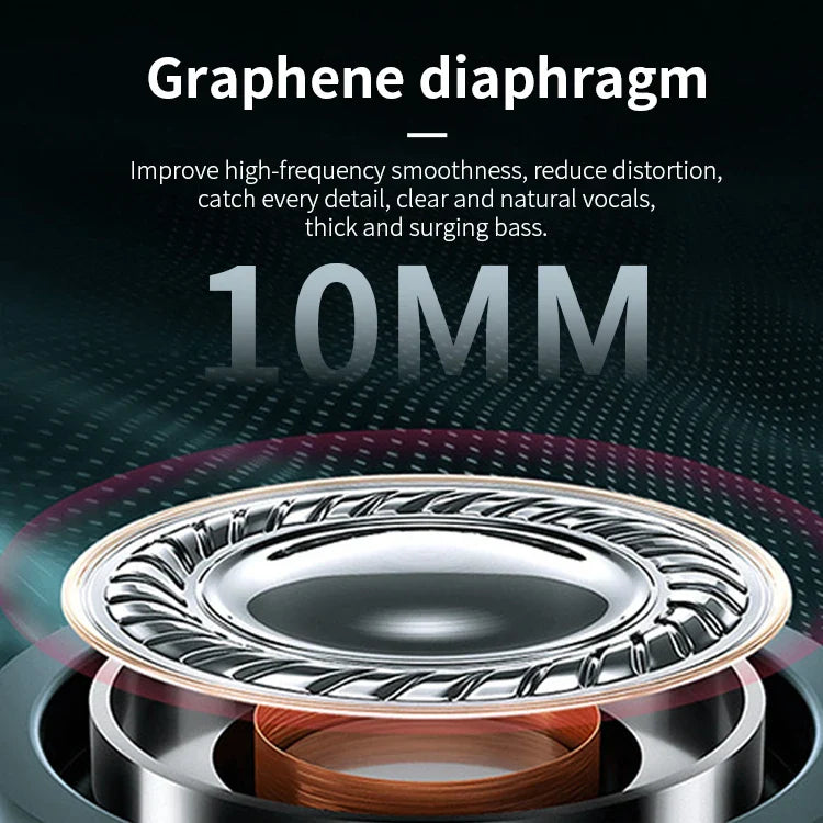 HKM-190803 Digital Type C Heavy Bass Wired Earbuds for Live Broadcasting and K-Song Voice Conversion