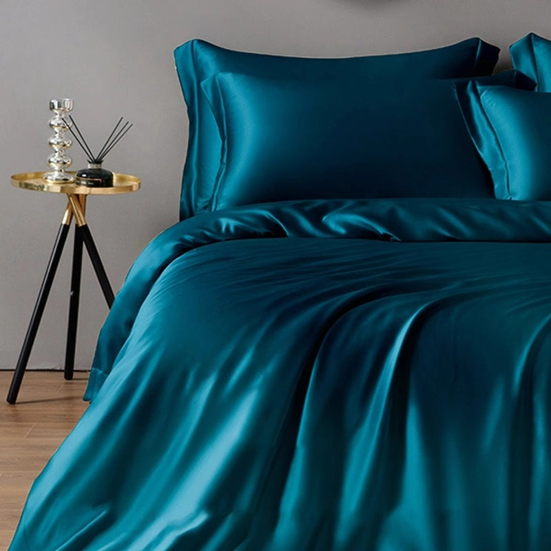 HKM-190803 Mulberry Silk Bed Sheet - Luxurious 100% Silk Fabric for Ultimate Comfort