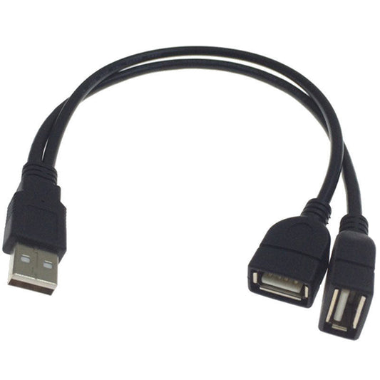 HKM-190995 0.5m USB Data Charging Cable - Black, True 2.0 Compatibility, Copper Core with Shielding