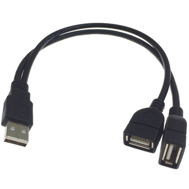 HKM-190995 0.5m USB Data Charging Cable - Black, True 2.0 Compatibility, Copper Core with Shielding
