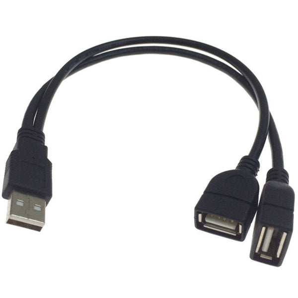 HKM-190995 0.5m USB Data Charging Cable - Black, True 2.0 Compatibility, Copper Core with Shielding