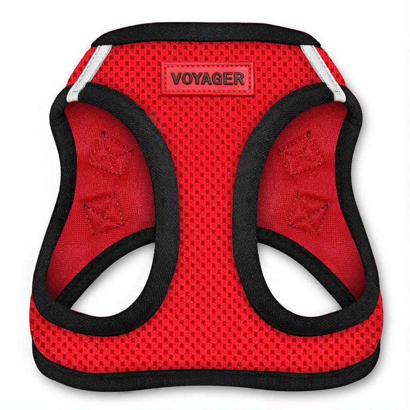 HKM-190995 Small Dog Walking Vest - Adjustable Fit in Blue, Red, Gray, Sizes XS to XXL