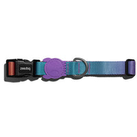 HKM-1911101 Gradient Nylon Ribbon Dog Collar with Edge Reinforcement
