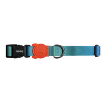 HKM-1911101 Gradient Nylon Ribbon Dog Collar with Edge Reinforcement
