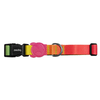 HKM-1911101 Gradient Nylon Ribbon Dog Collar with Edge Reinforcement