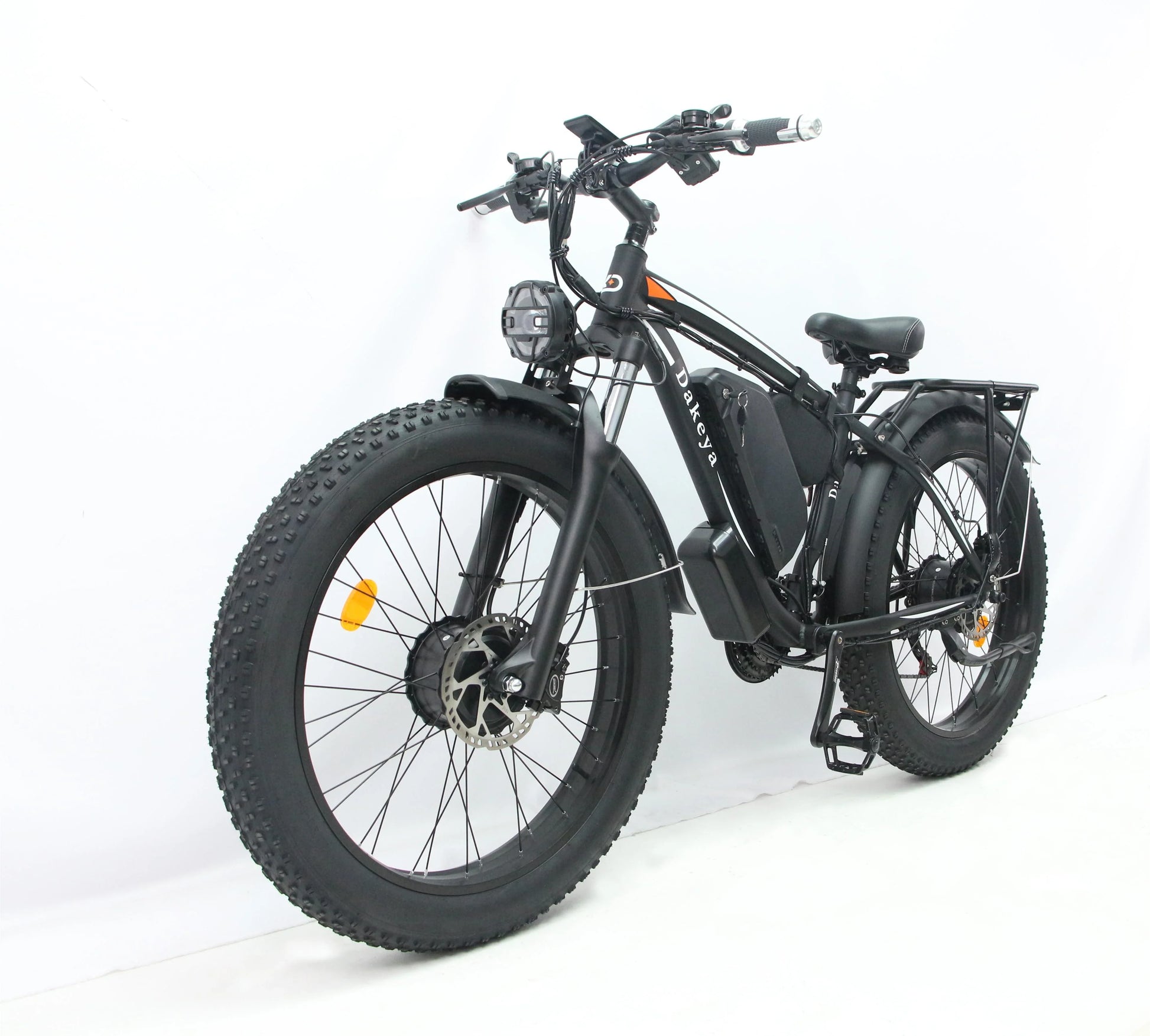 HKM-191123 48V 2000W Electric Mountain Bike, 26 Inch Fat Tire, 21-Speed, Aluminium Frame, Central Motor, Snow Style