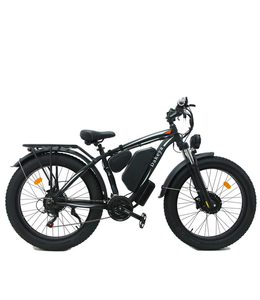 HKM-191123 48V 2000W Electric Mountain Bike, 26 Inch Fat Tire, 21-Speed, Aluminium Frame, Central Motor, Snow Style