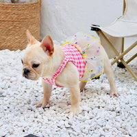 HKM-1911869 Stylish Pet Dog Sling Sarong in Red - Fashionable Minimalist Cotton Mesh Clothing